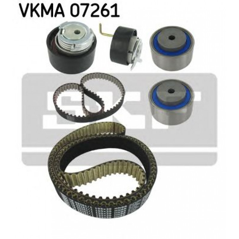 VKMA 07261 SKF Комплект (ремінь+ролики)